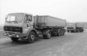 Wintersdorf: Lastwagen-Containerzug