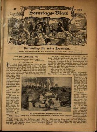 Ausgabe vom Sonntag, den 07. Januar 1912.