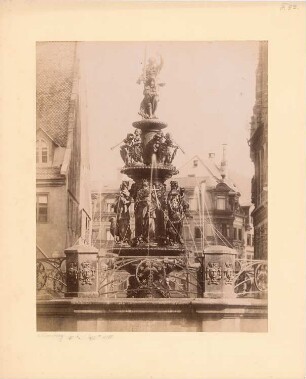 Tugendbrunnen, Nürnberg: Ansicht