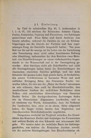 Verrechnung von Zahlungen : = Imputation des paiements