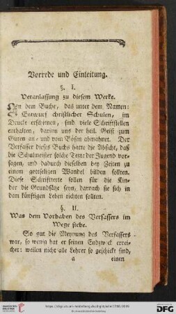 Vorrede und Einleitung