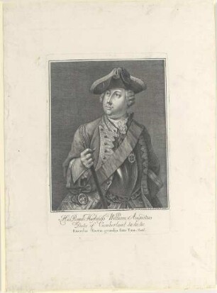 Bildnis des William Augustus of Cumberland