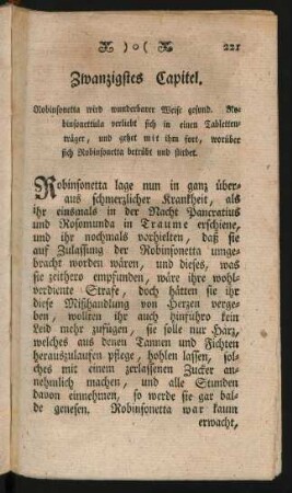 Zwanzigstes Capitel