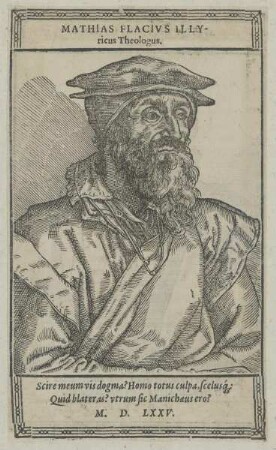 Bildnis des Mathias Flacivs Illyricvs