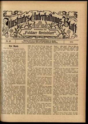 Ausgabe vom Sonntag, den 15. Oktober 1916.