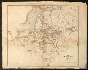 XX Uebersichts-Karte zum Feldzug 1812