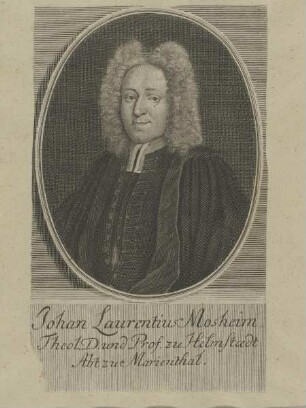 Bildnis des Johan Laurentius Mosheim