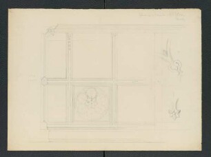 Florenz, Or San Michele, Tabernakel, Detail [Carl Luckow, zeichnerischer Nachlass]