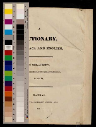 Color scale
