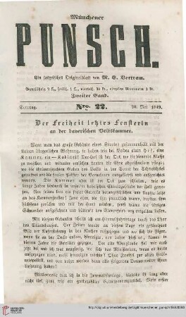 Nro. 22 (20. Mai 1849)