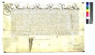 Kaiser Ferdinand II. nimmt die Stadt Bopfingen in seinen Schutz, Schirm und Salvaguardia.