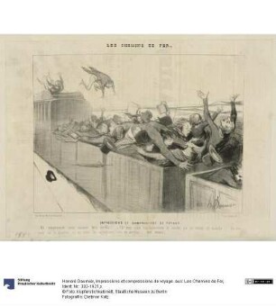 Impressions et compressions de voyage. aus: Les Chemins de Fer