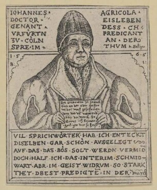 Bildnis des Iohannes Agricola