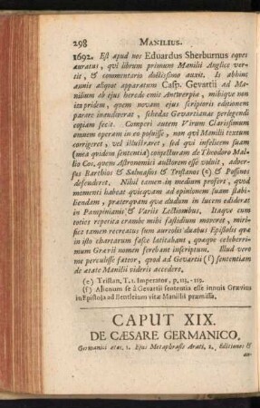Caput XIX. De Caesare Germanico