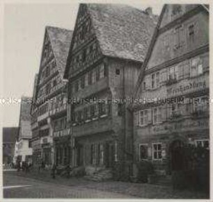 Dinkelsbühl, Segringer Straße, Fachwerkhäuser