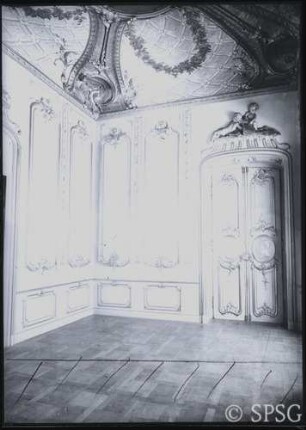 Berlin, Schloss Charlottenburg, Neuer Flügel, Schreibkammer, R. 355, Blick in den Raum.