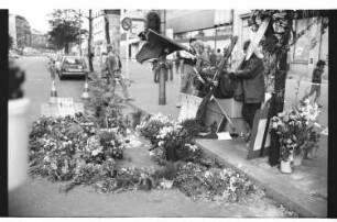 Kleinbildnegative: Unfallstelle, Aufruf, Klaus-Jürgen Rattay, 1981