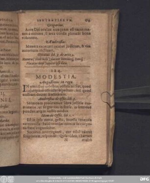 124. Modestia.