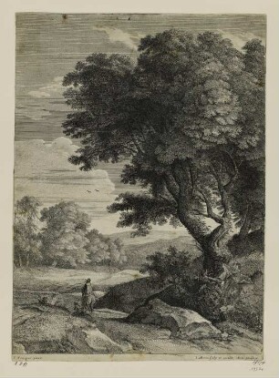 Landschaft mit Reiter, aus: "Stücke nach verschiedenen Meistern"