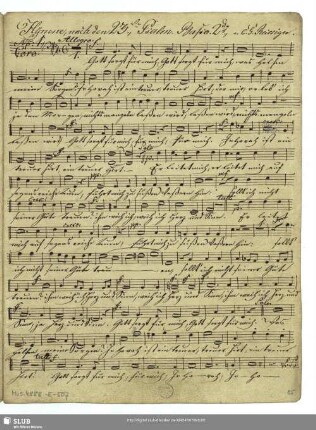 [Solo and coro:] Basso 2.do