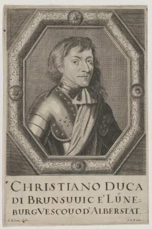 Bildnis des Christiano, Duca di Brunsuuic et Lüneburg