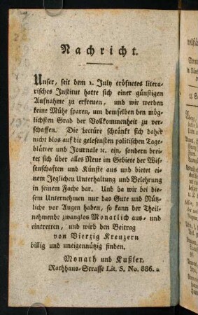 155a, Nachricht