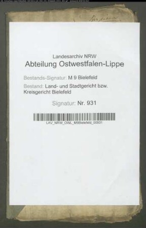 Sonstige: Umbach, Marie Catharine: