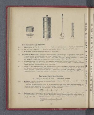 Boden-Untersuchung.