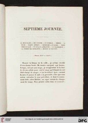 Septième journée