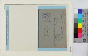 Dienstbrief, Schiffsname/Landeinheit: 2. U-Ausbildungsabteilung Zeven; Frankatur, Mi.-Nr.: [Keine]; Poststempel: Zeven (Bz Bremen) 2 a 23.11.43.-18; Nebenstempel: Feldpost! 2. U-Ausbildungsabteilung Zeven Bez. Bremen