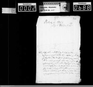. 1719: o. D. 1719