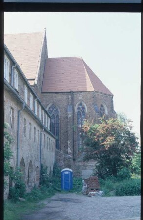 Prenzlau, Dominikanerkloster,Prenzlau, Nikolaikirche (53.311, 13.86) : Chor und Klostergebäude