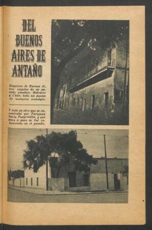 Del Buenos Aires de antaño - [Ilustración]