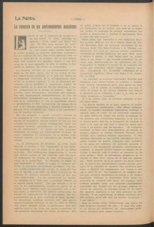 La renuncia de los parlamentarios socialistas