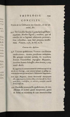 133-139, Conciles