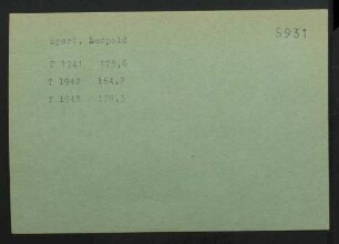 Sperl, Leopold