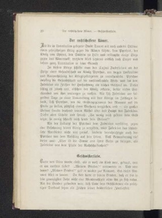 Der rechtschaffene Römer.
