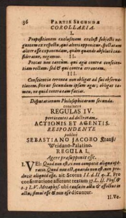 Disputationum Philosophicarum secunda