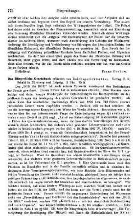 772-773, Das Bürgerliche Gesetzbuch erläutert von Reichsgerichtsräten