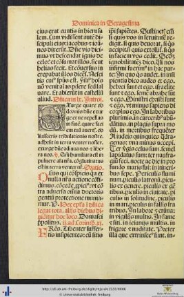Dominica in Sexagesima.