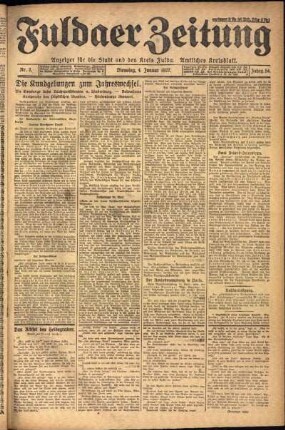 Ausgabe vom Dienstag, den 04. Januar 1927.