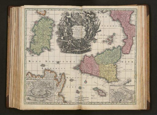 Siciliae Regnum : cum adjacente Insula Sardinia et maxima parte Regni Neapolitani