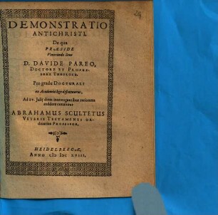 Demonstratio Antichristi