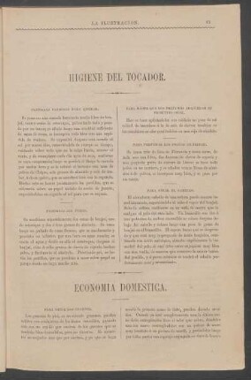 Economía doméstica.
