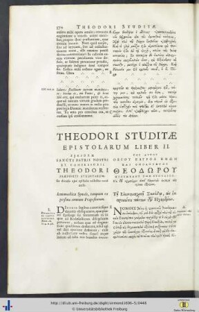 Epistolarum Liber II.