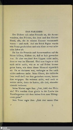 Das Paradies