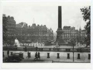 London, Trafalgar Square und Nelson's Column
