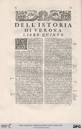Libro quinto