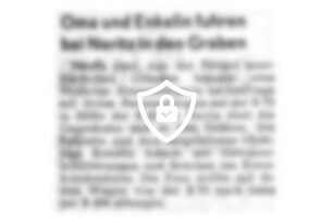 [Name maskiert] Enkelin fuhren bei Neritz in [Name maskiert]