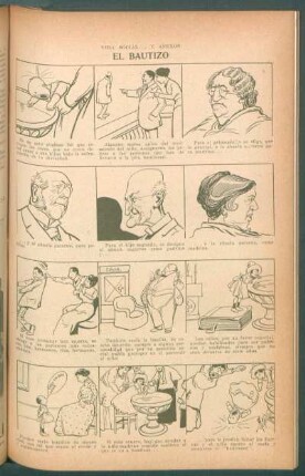 El bautizo - [Cómic] : Vida social ... y anexos